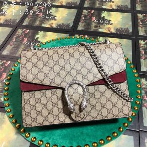 Gucci Dionysus Medium GG Replica Shoulder Bag Suede Brown canvas (Varied Colors)