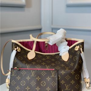 Louis Vuitton Neverfull PM Monogram Replica Canvas Bag (Varied Colors)