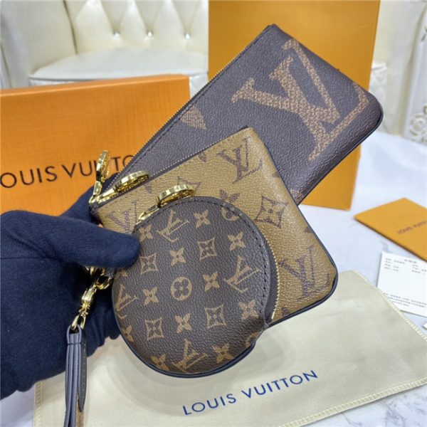 Louis Vuitton Trio Fake Pouch