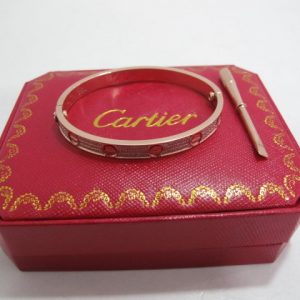 Cartier Love Bracelet Rose Gold Full Diamonds