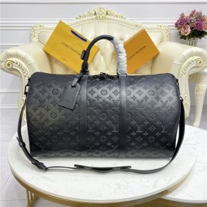 Louis Vuitton Keepall Bandouliere Replica 50 Black