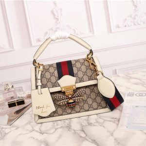 Gucci Queen Margaret GG Small Top Handle Bag GG Supreme Canvas (Varied Colors)