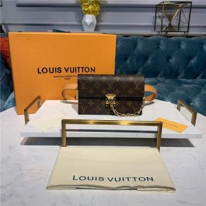 Louis Vuitton S Lock Belt Pouch PM Replica (Long)