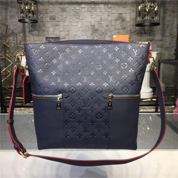 Louis Vuitton Melie Monogram Empreinte Marine Rouge