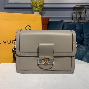 Louis Vuitton Dauphine MM Other Leather Galet