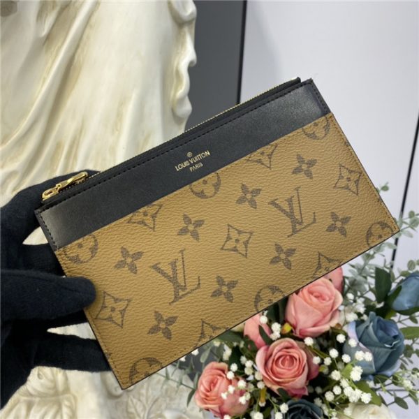 Louis Vuitton Slim Purse Monogram Reverse