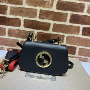 Gucci Blondie Mini Replica bag in Black Leather