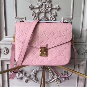 Pochette Metis Rose Poudre Monogram Empreinte