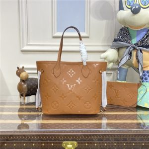 Louis Vuitton Neverfull Replica MM Cognac Brown