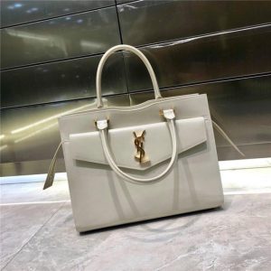 Yves Saint Laurent Medium Uptown Tote Shiny Smooth Leather (Varied Colors)