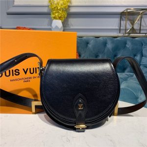 Louis Vuitton Tambourin Small Round Lightweight Cross Shoulder Bag Noir