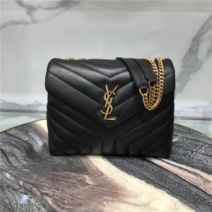 YSL Small LOULOU Chain Bag “Y” Matelasse Leather (Varied Colors)