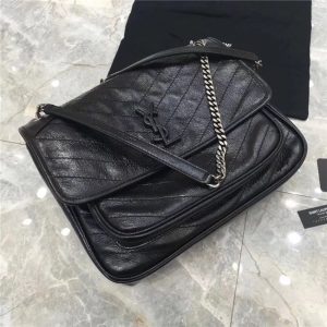Yves Saint Laurent Large Niki Chain Bag Black