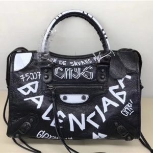 Balenciaga Classic Small City Graffiti Bag (Varied Colors)