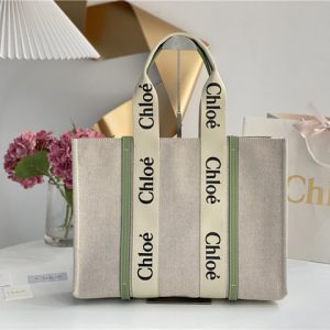 Chloe Large Woody Tote (Varied Colors)