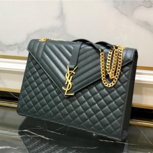 Yves Saint Laurent Large Envelope Chain Bag (Varied Colors)