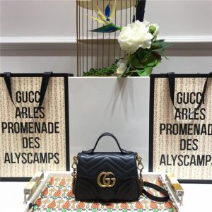 Gucci GG Marmont mini top Replica handle bag (Varied Colors)