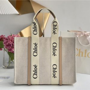 Chloe Large Woody Tote (Varied Colors)