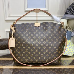 Louis Vuitton Graceful MM Monogram Beige