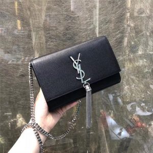 YSL Kate Small With Tassel in Grain De Poudre Embossed Leather (Varied Colors)