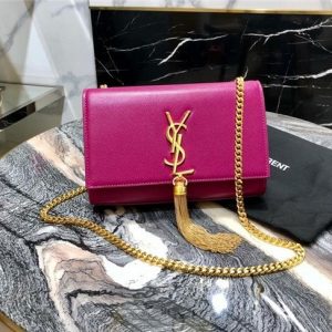 YSL Kate Small With Tassel in Grain De Poudre Embossed Leather (Varied Colors)