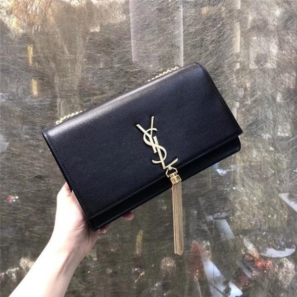 YSL Kate Medium With Tassel in Grain De Poudre Embossed Leather (Varied Colors)