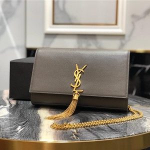 YSL Kate Medium With Tassel in Grain De Poudre Embossed Leather (Varied Colors)