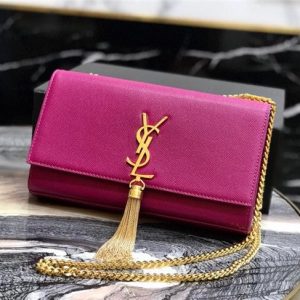 YSL Kate Medium With Tassel in Grain De Poudre Embossed Leather (Varied Colors)