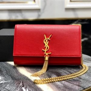 YSL Kate Medium With Tassel in Grain De Poudre Embossed Leather (Varied Colors)