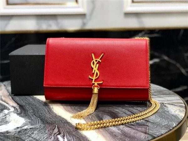 YSL Kate Medium With Tassel in Grain De Poudre Embossed Leather (Varied Colors)