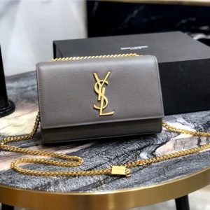 YSL Kate Small in Grain De Poudre Embossed Leather (Varied Colors)