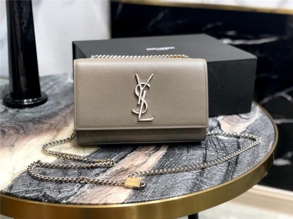 YSL Kate Small in Grain De Poudre Embossed Leather (Varied Colors)
