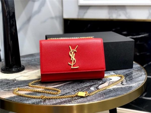 YSL Kate Small in Grain De Poudre Embossed Leather (Varied Colors)