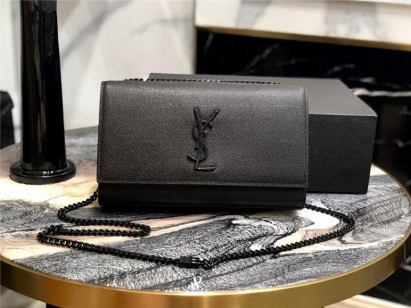 YSL Kate Medium in Grain De Poudre Embossed Leather (Varied Colors)