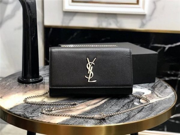 YSL Kate Medium in Grain De Poudre Embossed Leather (Varied Colors)