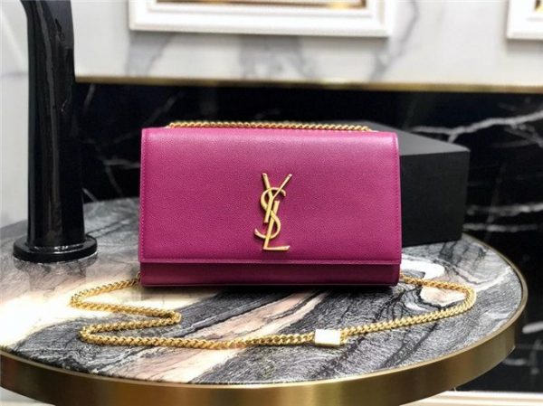 YSL Kate Medium in Grain De Poudre Embossed Leather (Varied Colors)