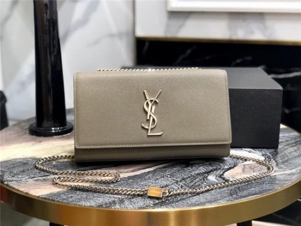 YSL Kate Medium in Grain De Poudre Embossed Leather (Varied Colors)