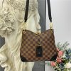 Louis Vuitton V Tote MM Monogram Empreinte Beige