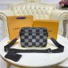 Louis Vuitton Taiga Rolling Luggage Pegase 60 Black