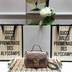 Gucci GG Marmont mini top Replica handle bag (Varied Colors)