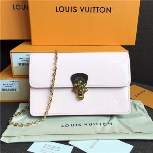 Louis Vuitton Cherrywood Chain Wallet Patent Leather (Varied Colors)