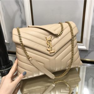 YSL Medium LOULOU Chain Bag “Y” Matelasse Leather (Varied Colors)