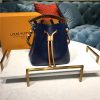 Louis Vuitton Pochette Felicie Monogram Empreinte Leather Marine Rouge