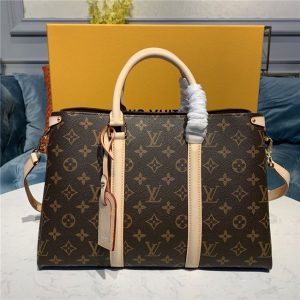 Louis Vuitton Soufflot MM Monogram Fake Canvas Bags