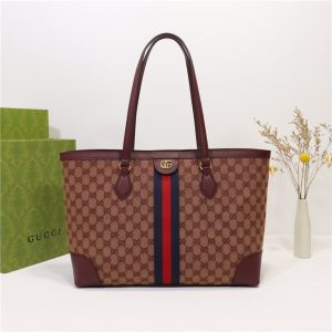 Gucci Ophidia Medium Tote With Web (Varied Colors)