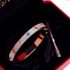 Cartier Love Bracelet Silver Full Diamonds