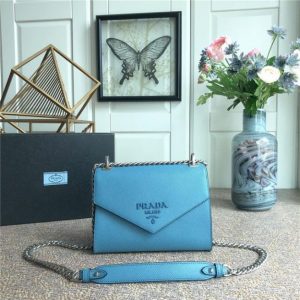 Prada Monochrome Saffiano Replica Leather Bag (Varied Colors)