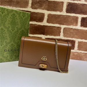 Gucci Diana Mini Bag Replica With Bamboo (Varied Colors)