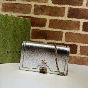 Gucci Diana Mini Bag Replica With Bamboo (Varied Colors)