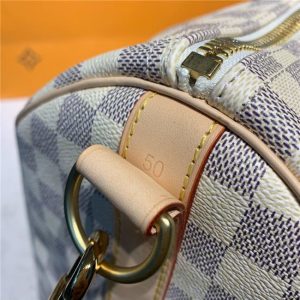 Louis Vuitton Keepall Bandouliere Replica 50 Damier Azur Canvas